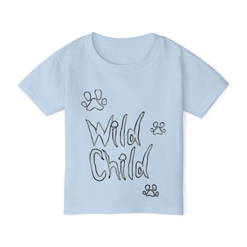 Toddler T‑Shirt — 'Wild Child' Cat Graphic Kids Tee