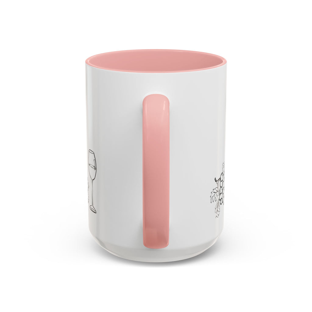 Wine & Grapes Coffee Mug — Accent 11/15oz Ceramic Mug