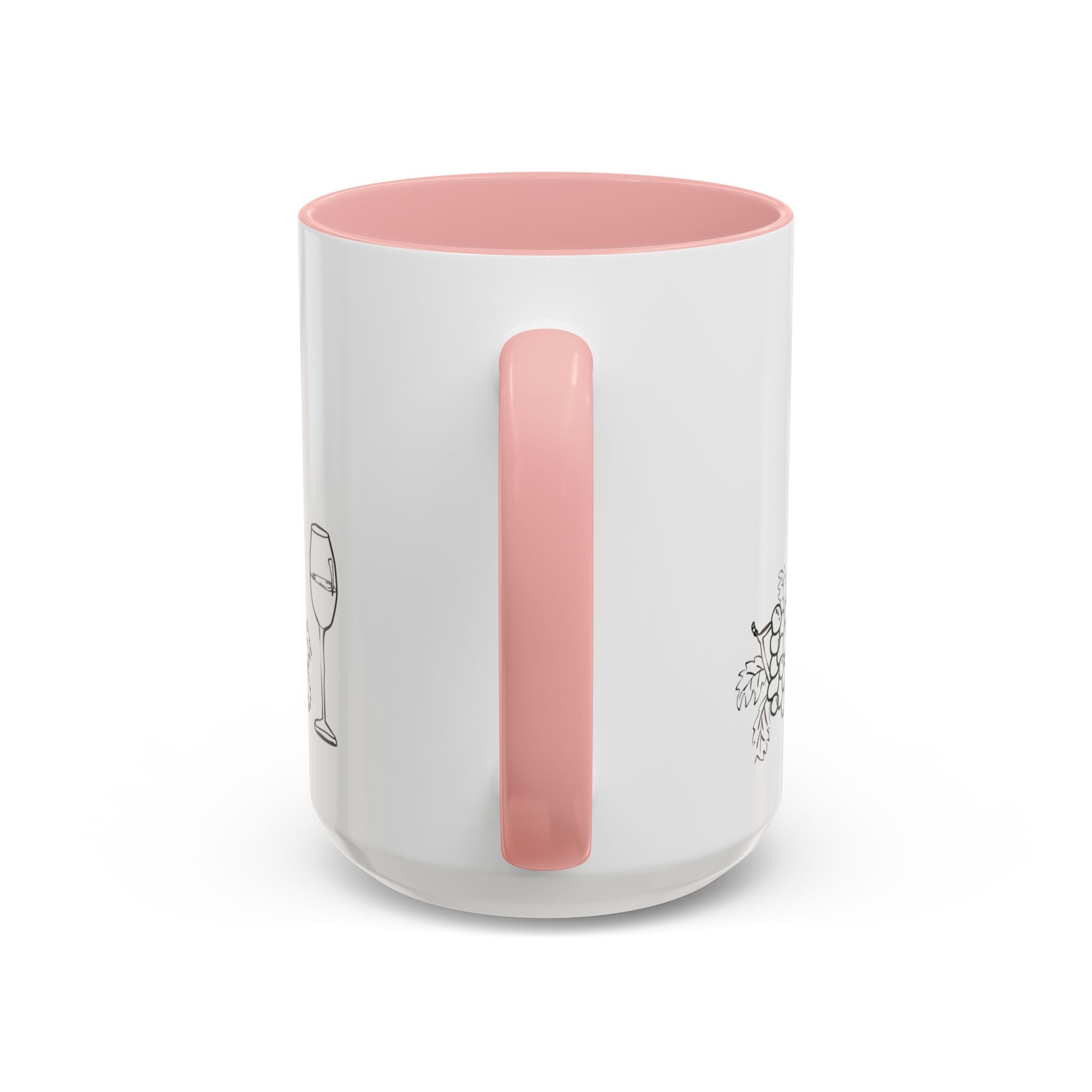 Wine & Grapes Coffee Mug — Accent 11/15oz Ceramic Mug