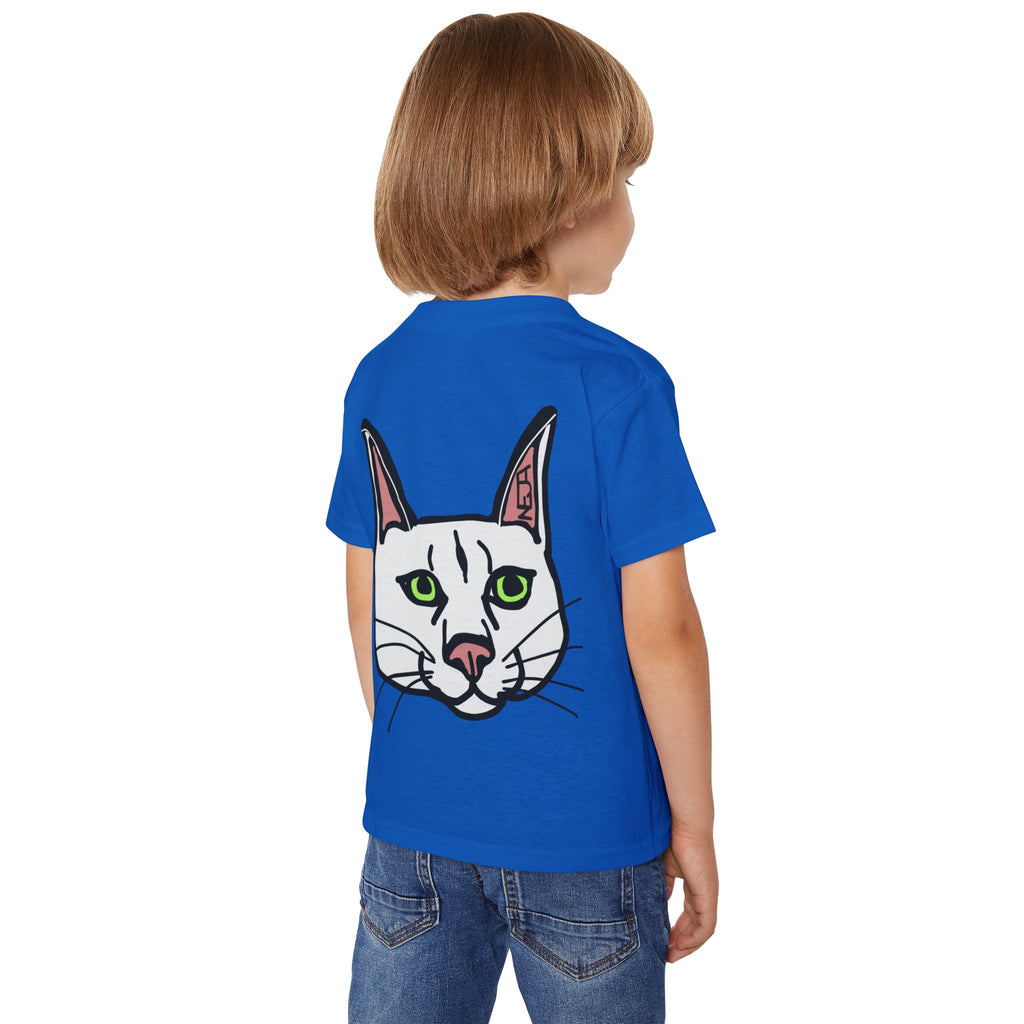 Toddler T‑Shirt — 'Wild Child' Cat Graphic Kids Tee