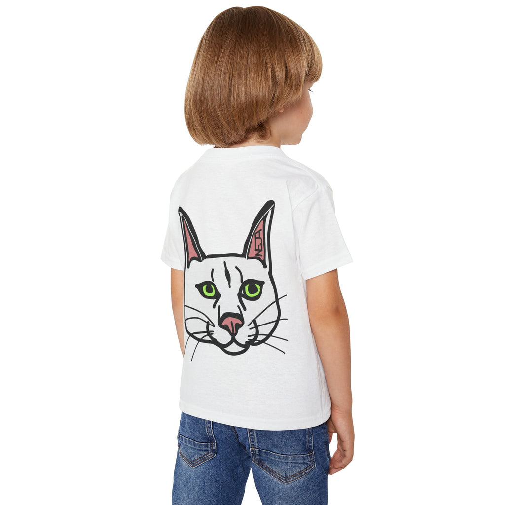 Toddler T‑Shirt — 'Wild Child' Cat Graphic Kids Tee
