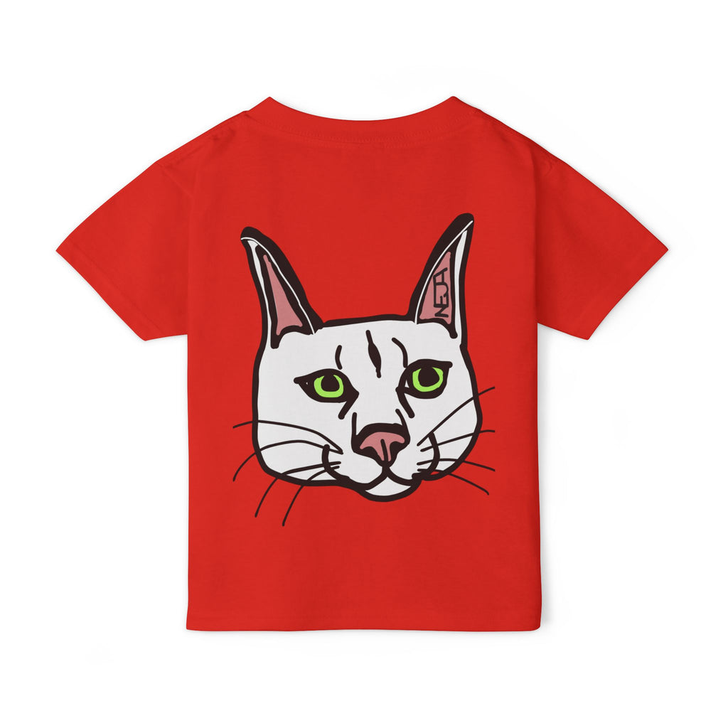 Toddler T‑Shirt — 'Wild Child' Cat Graphic Kids Tee