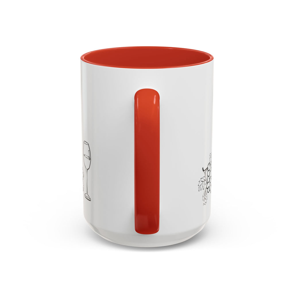 Wine & Grapes Coffee Mug — Accent 11/15oz Ceramic Mug