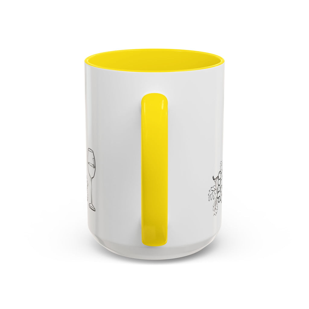 Wine & Grapes Coffee Mug — Accent 11/15oz Ceramic Mug
