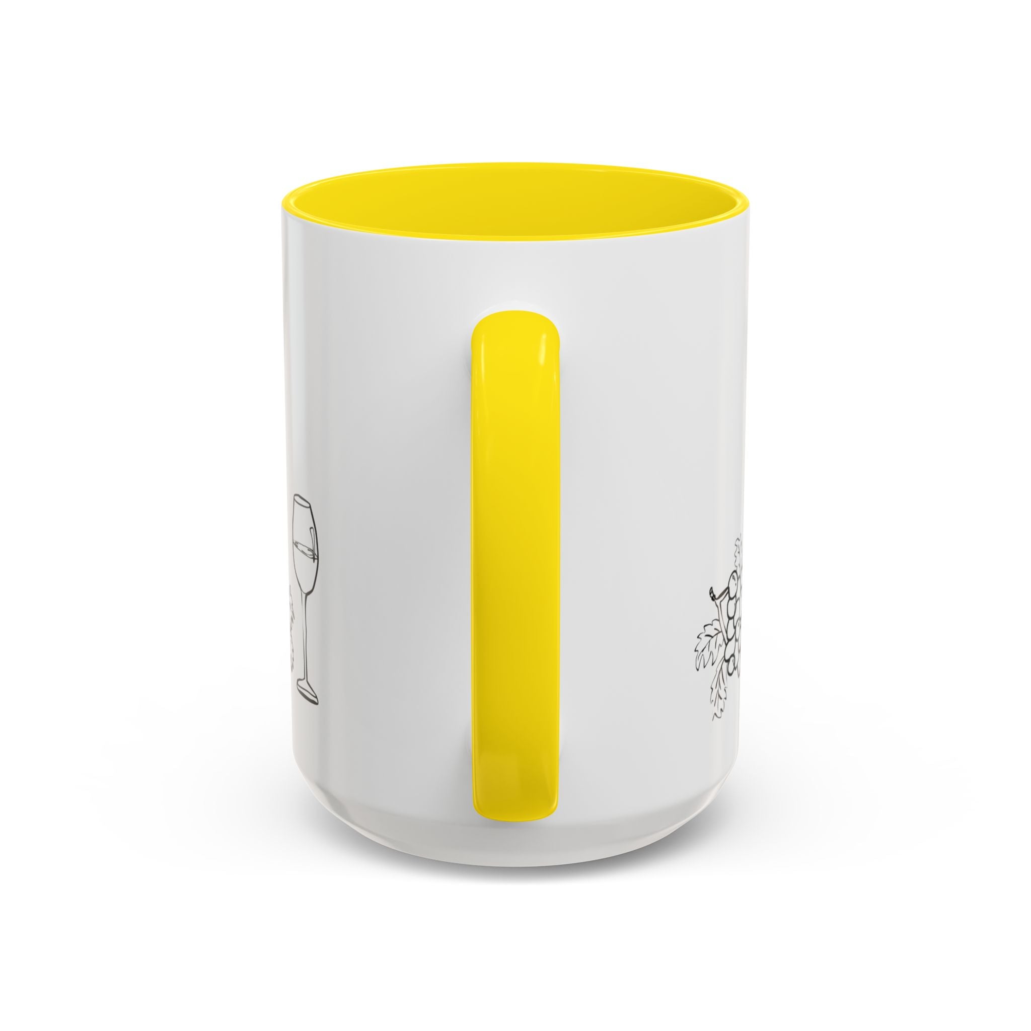 Wine & Grapes Coffee Mug — Accent 11/15oz Ceramic Mug