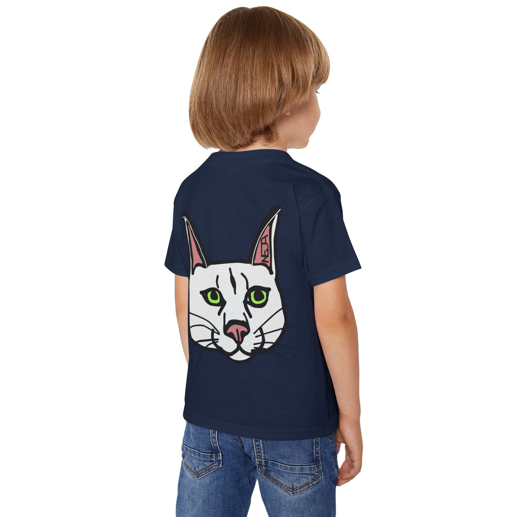 Toddler T‑Shirt — 'Wild Child' Cat Graphic Kids Tee