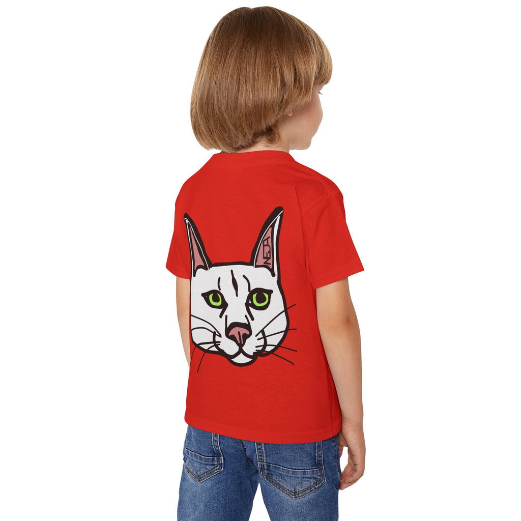 Toddler T‑Shirt — 'Wild Child' Cat Graphic Kids Tee
