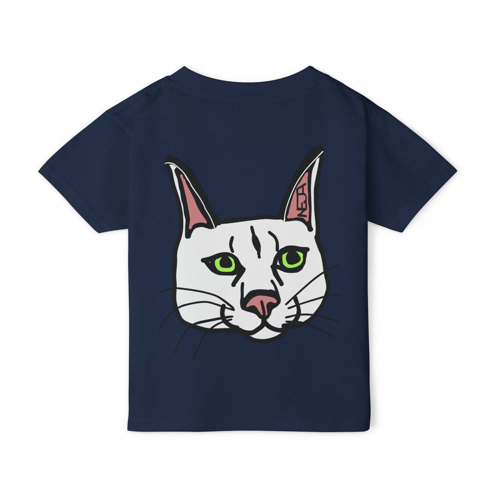 Toddler T‑Shirt — 'Wild Child' Cat Graphic Kids Tee